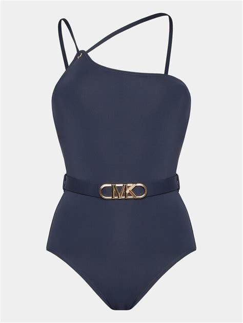 michael kors badeanzug one shoulder|michael kors bikini set.